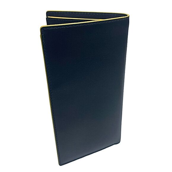 Coach Black Leather Passport Card Wallet Men’s Travel Organizer – Slim Design - Picture 3 of 4